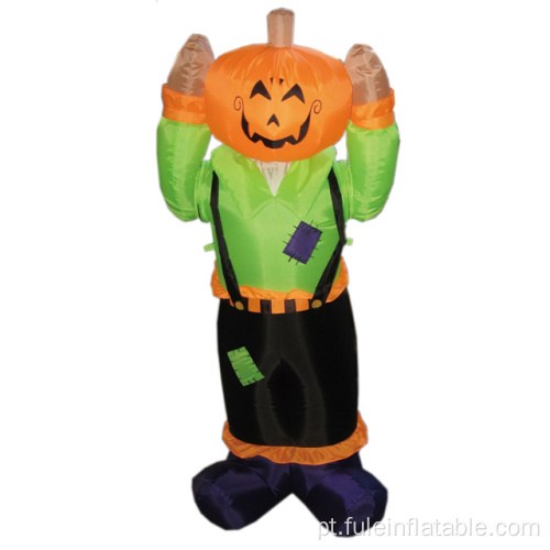 Feliz feriado homem abóbora inflável para o Halloween